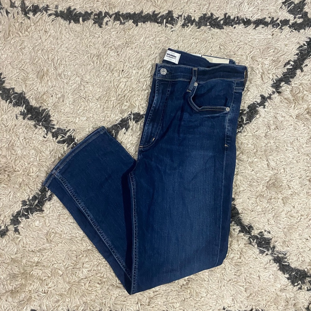 Citizens Of Humanity Indigo Straight Leg Jeans